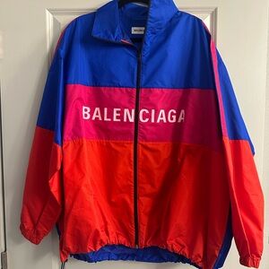 Balenciaga Colorblock Windbreaker Jacket